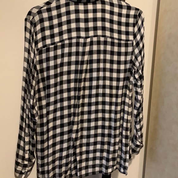 Treasure & Bond plaid shirt in gingham XS - Picture 3 of 4